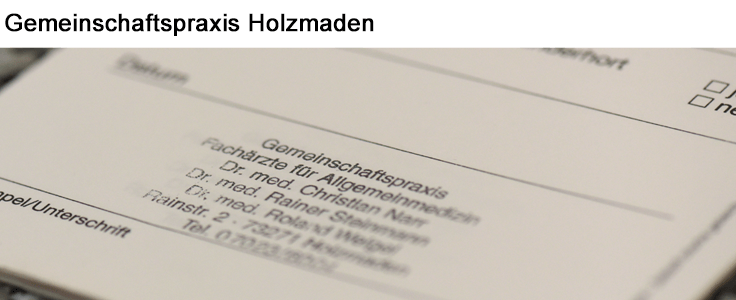 Gemeinschaftspraxis Holzmaden - Allgemeinärzte